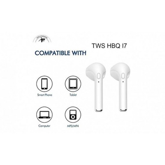Casti i7 TWS, True Wireless, Bluetooth, incarcator incorporat - Căști - oferit de sellsell.ro