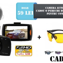 Camera auto portabila HD 1920*1080 + CADOU O PERECHE DE OCHELARI  PENTRU CONDUS