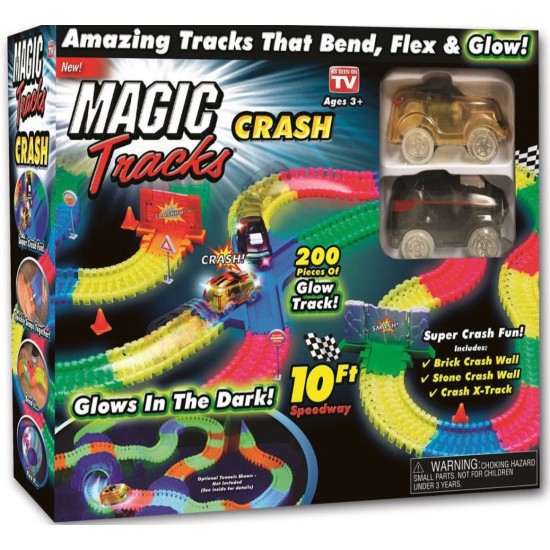 Pista Track Mașină  128 pcs - Articole copii - oferit de sellsell.ro