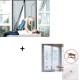 Set Anti-Insecte: Perdea pentru Usa tip Plasa Anti-Insecte cu Inchidere Magnetica 100x210 cm + Plasa pentru Fereastra - Scule și unelte - oferit de sellsell.ro