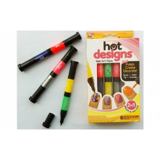 Set oja pentru decorare unghii Hot Designs - Manichiură și pedichiură - oferit de sellsell.ro Set oja pentru decorare unghii Hot Designs - Manichiură și pedichiură - oferit de sellsell.ro