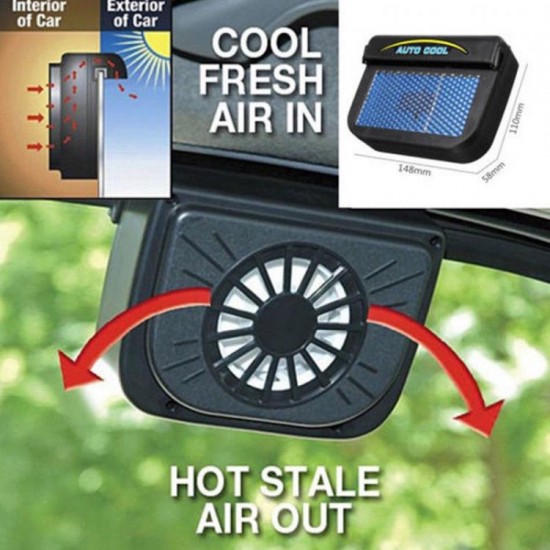 Ventilator solar pentru masina Auto fan - Auto&Moto - oferit de sellsell.ro