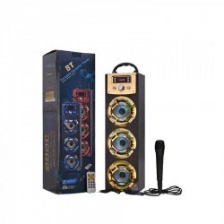 Boxa Bluetooth portabila 3 difuzoare, MX-103, microfon inclus