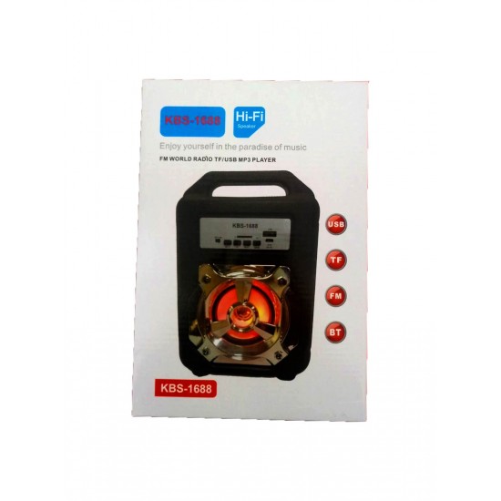 Boxa portabila cu Mp3 - KBS-1688 - Boxe audio - oferit de sellsell.ro