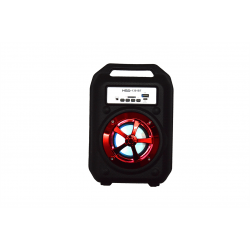 Boxa portabila Hsd BT 1302, bluetooth, radio FM, redare MP3, SD, USB, led cu schimbare culoare