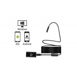 Camera endoscop foto/ video, diametru 7mm, cablu de 5m, waterproof