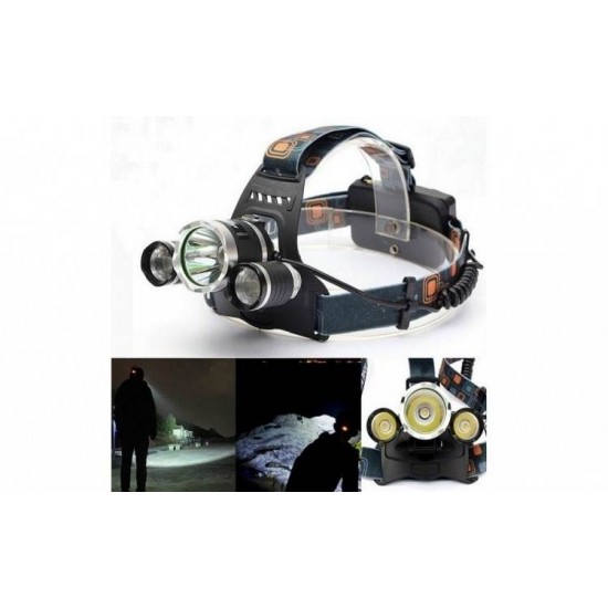 Lanterna frontala cu acumulator, Led si zoom Cree 5W - Scule și unelte - oferit de sellsell.ro