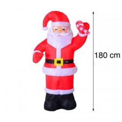 Mos Craciun gonflabil cu lumini,180 cm Mos Craciun gonflabil cu lumini,180 cm