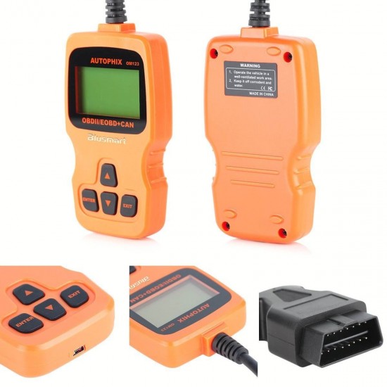 OBDMATE OM123 OBD Code Scanner OBD II / EOBD + CAN Car Diagnostics - Auto&Moto - oferit de sellsell.ro