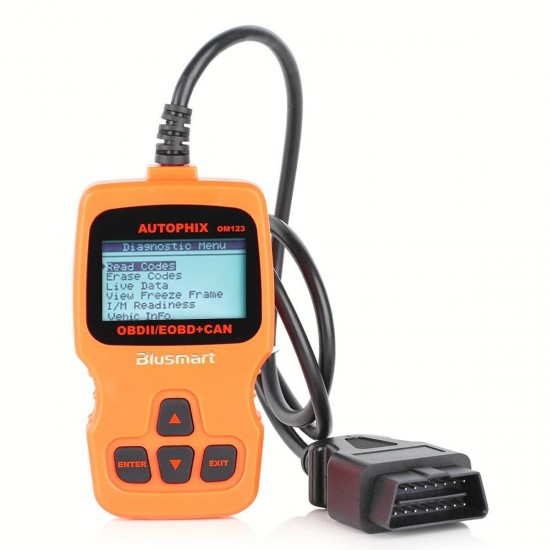 OBDMATE OM123 OBD Code Scanner OBD II / EOBD + CAN Car Diagnostics - Auto&Moto - oferit de sellsell.ro