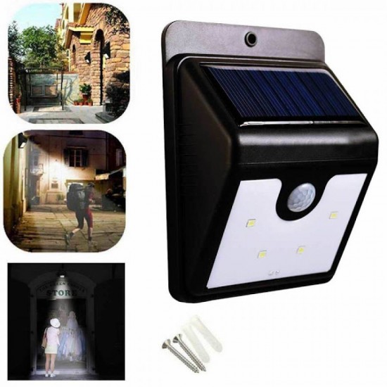 Set 2 x lampa cu LED - incarcare solara si senzor de miscare - Decorațiuni - oferit de sellsell.ro