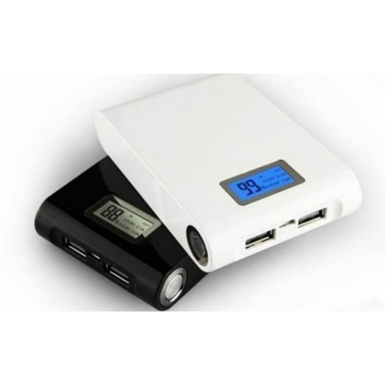 Baterie externa Power Bank, cu display procentaj baterie, 12000 mAh - Baterii - oferit de sellsell.ro