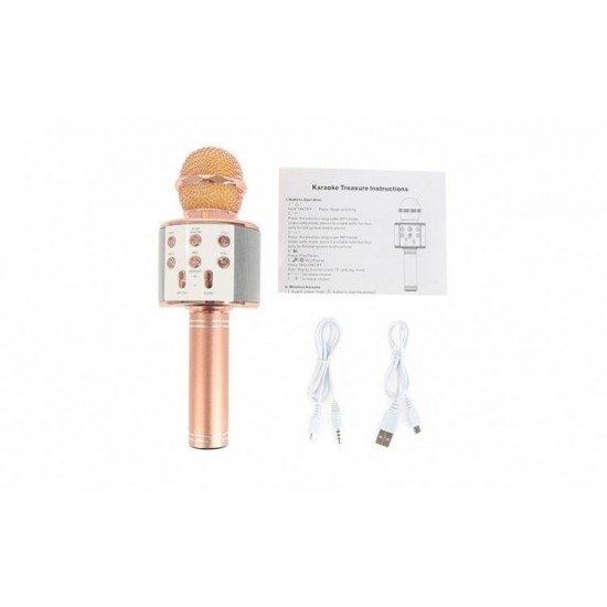 Microfon karaoke fara fir, compatibil cu iOS si Android, tablete iPad si PC, Bluetooth - Boxe audio - oferit de sellsell.ro Microfon karaoke fara fir, compatibil cu iOS si Android, tablete iPad si PC, Bluetooth - Boxe audio - oferit de sellsell.ro